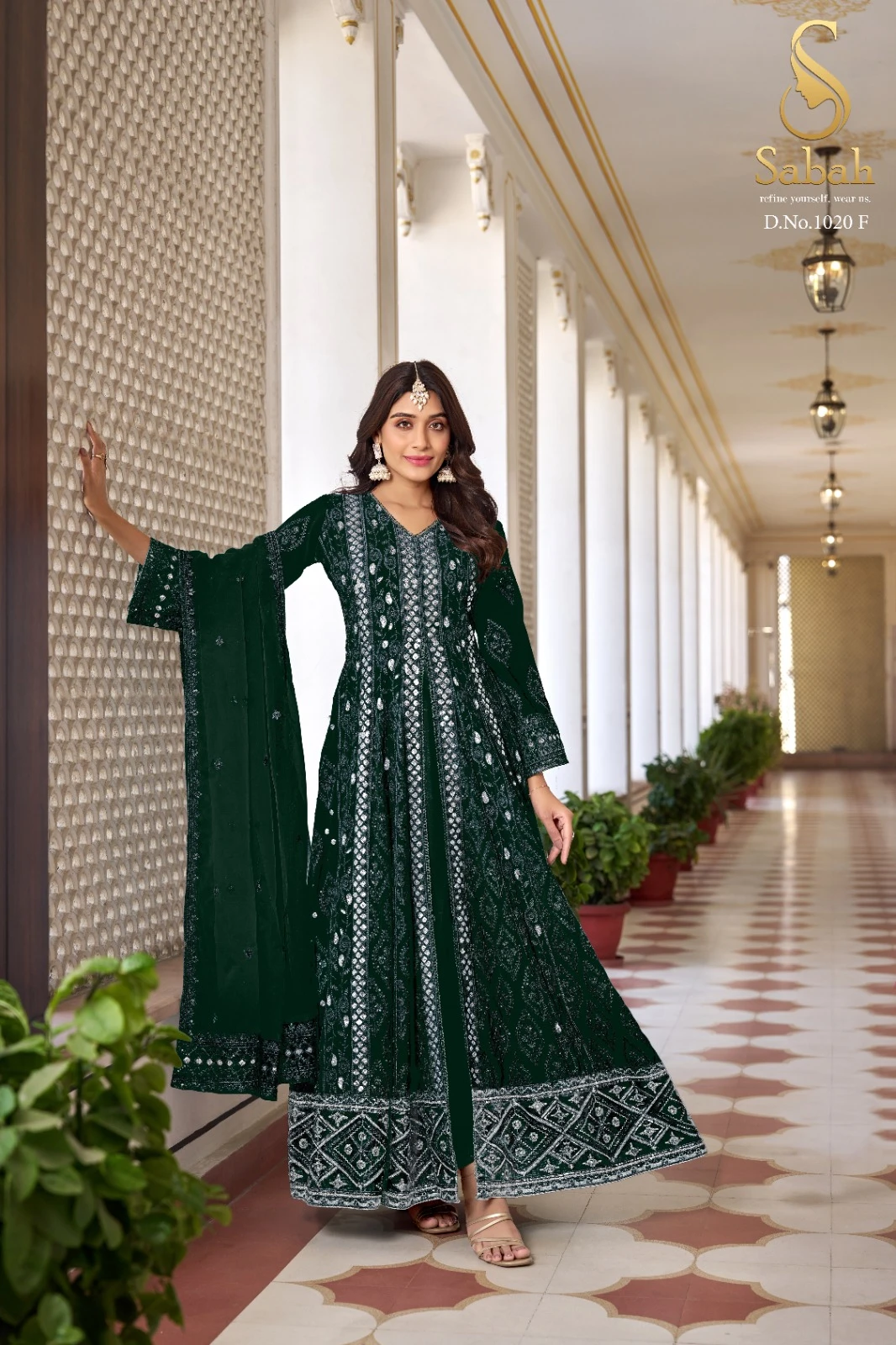 Sabah Ruhani Colour Plus Heavy Faux Georgette Wholesale Designer Salwar Suit Catalog — Wholesale Salwar Suits, MPA wholesale from Surat - Gallery Image 5